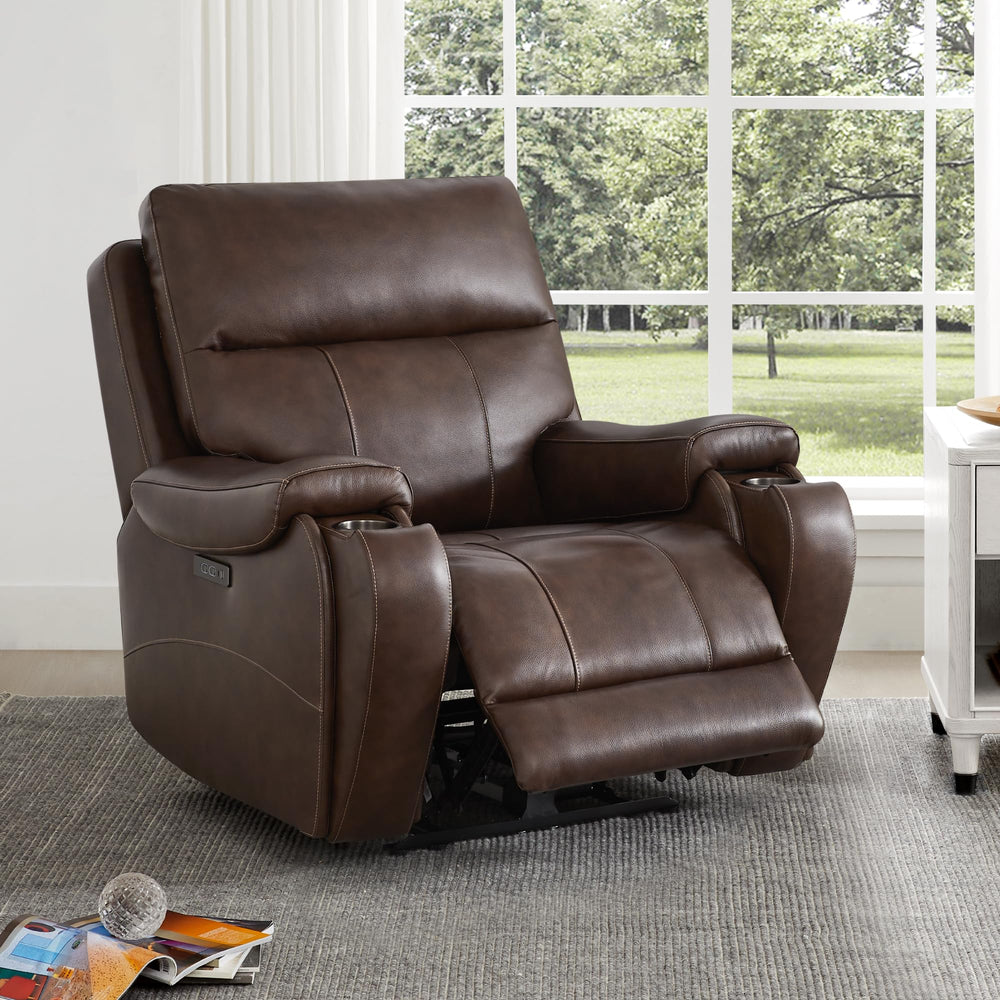 Power Zero Gravity Leather Recliner Chair