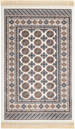 Bokhara Area Rug 3x5 Medium Pile – Polypropylene Indoor Rug