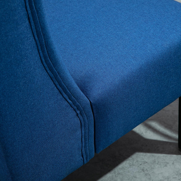 Retro Wingback Button-Tufted Loveseat Sofa