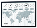 Six-City World Time Zone Wall Clock