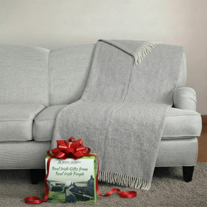 Merino Cashmere Wool Throw Blanket