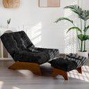 Accent Chair with Ottoman & Adjustable Backrest