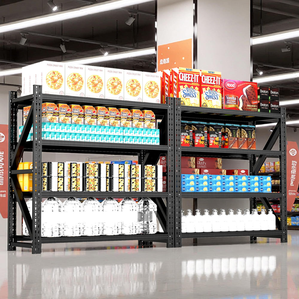 Heavy Duty Garage Storage Shelving Unit, 4-Tier Metal