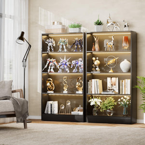 LED Bookshelf with RGB Lighting