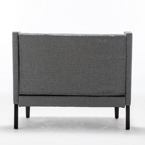 Modern Loveseat Settee Bench with Back