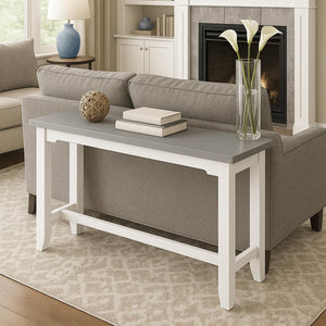 Farmhouse Counter Height Console Table