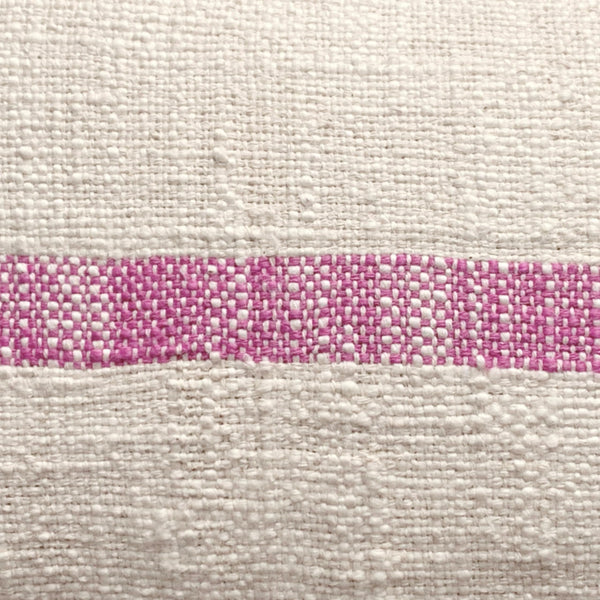 Striped Cotton Lumbar Pillow Cover, 12x20, Bohemian Accent