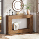 47-Inch Farmhouse Console Table with Storage