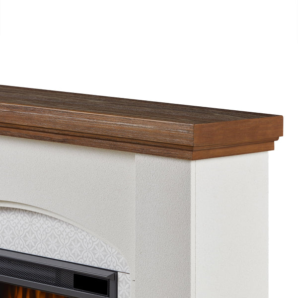 49" Electric Fireplace with Mantel