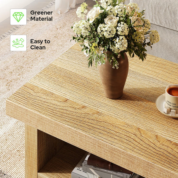 47" Rectangle Coffee Table with Storage