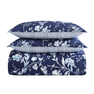 King Comforter Set – 7-Piece Cotton Reversible Bedding