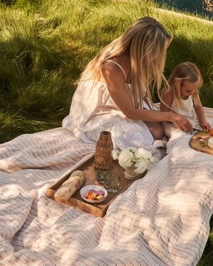 Cotton Throw Blanket 60x80 – Lightweight Breathable Outdoor & Indoor Blanket