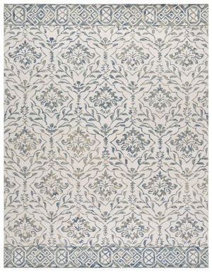 Hand-Tufted Wool Area Rug – 10' x 14' Geometric Dip Dye