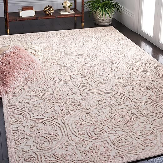 Hand-Tufted Wool Area Rug – 4x6 Rectangular