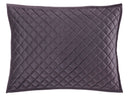 Velvet Diamond Quilted King Pillow Shams – Amethyst, Set of 2