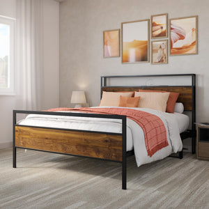 Space Saving Lift Bed with Headboard & Footboard
