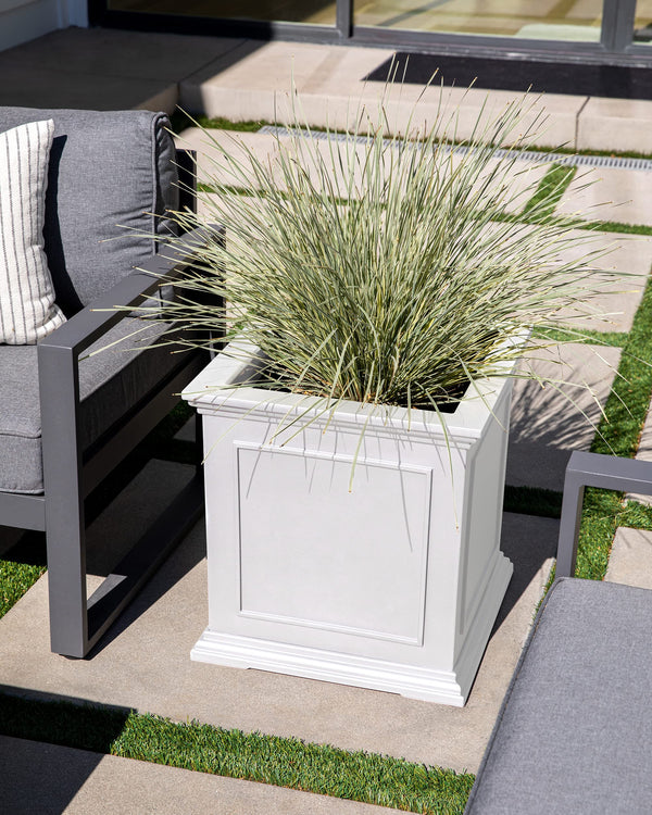 Cube Plastic Planter – Indoor & Outdoor Square Planter Box