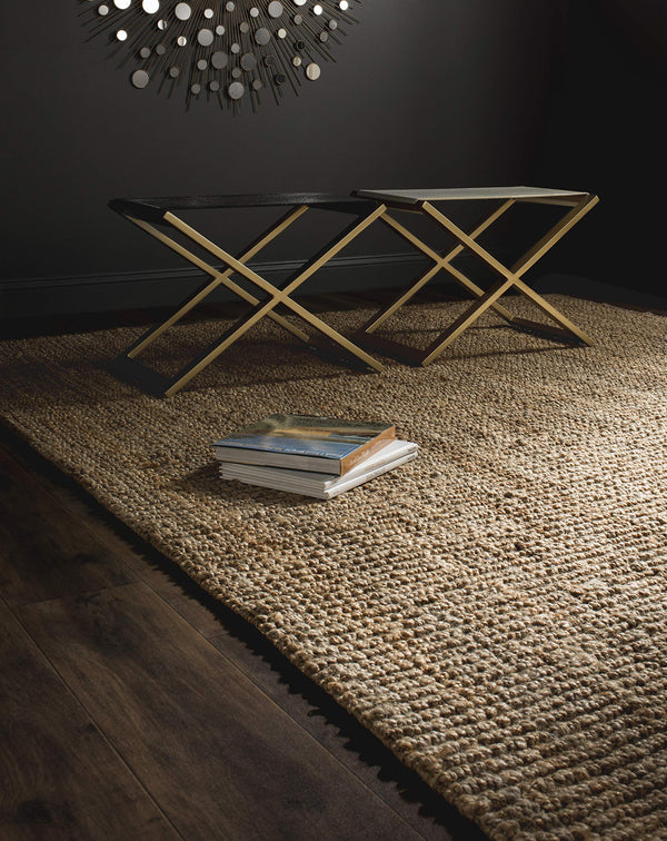 Natural Fiber Jute Area Rug 6x9 – Farmhouse Style