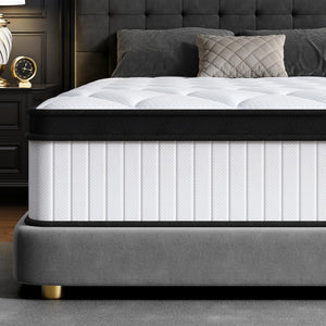 Queen Mattress 12 Inch Hybrid Pillow Top with Memory Foam & Pocket Springs