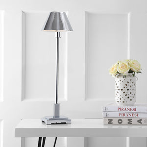 26" Modern LED Table Lamp with Metal Empire Shade