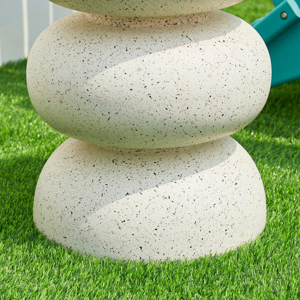 MGO Faux Terrazzo Garden Stool & Outdoor Side Table