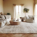 12x15 Shag Area Rug – Solid Plush Polypropylene, Indoor, Rectangular