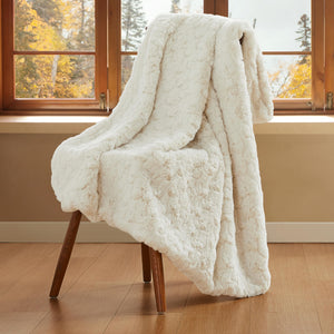 Faux Fur Throw Blanket – Plush Oversized 50x70 Inch