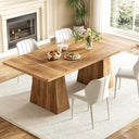 63" Rectangular Dining Table for 4–6 People with Heavy Duty Legs