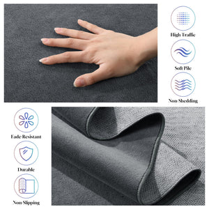 Large Area Rug 12x15 ft – Non-Slip, Non-Shedding, Machine Washable