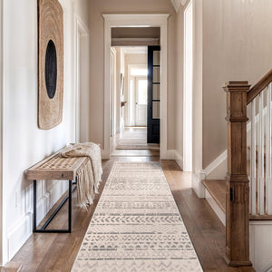Geometric Boho Runner Rug 2'7" x 10'