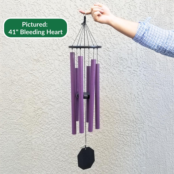 Canterbury Bells Wind Chime – Purple, 49"