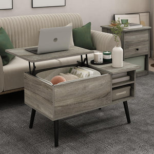 Lift Top Coffee Table with Hidden Storage