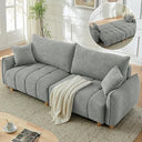 3-Seat Convertible Sleeper Sofa with Storage