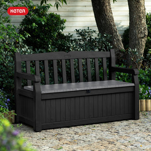 70 Gallon Outdoor Storage Bench Deck Box
