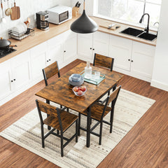 Extendable Dining Table Set with 2 Chairs