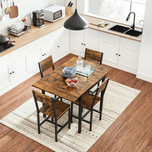 Extendable Dining Table Set with 2 Chairs