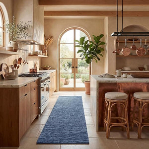 Handmade Wool Blend Textured Runner Rug – 2'3" x 13'