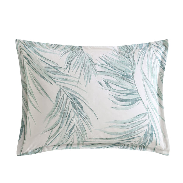 Tropical Comforter Bonus Set – Reversible Cotton Bedding with Shams & Throw Pillows