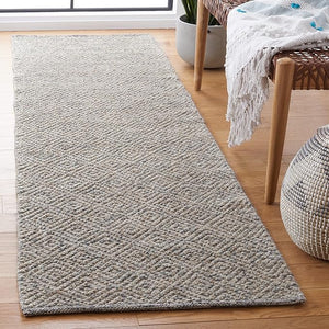 Wool Runner Rug 2'3" x 8' – Geometric, Transitional
