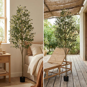 Artificial Olive Tree with Pot – Indoor & Outdoor Floor Plant