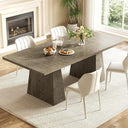 63" Rectangular Dining Table for 4–6 People with Heavy Duty Legs