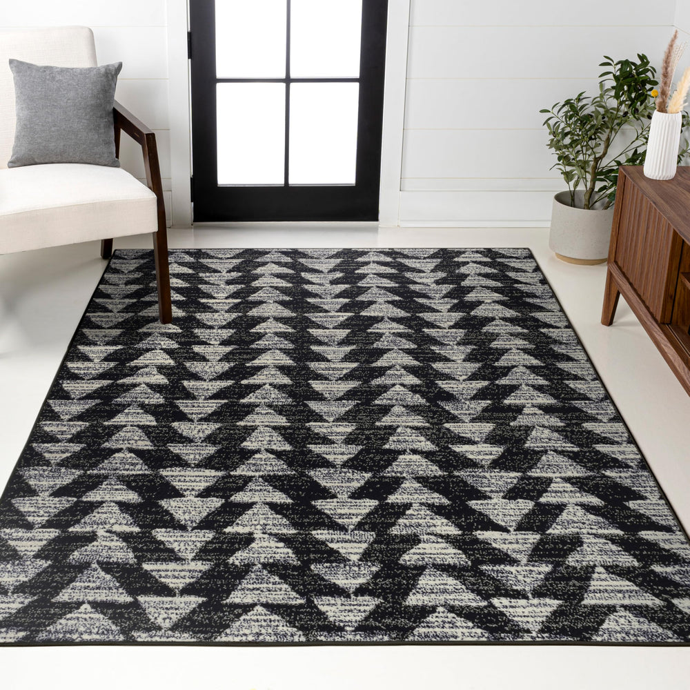 Moroccan Geometric Area Rug — 7'9" x 10' Rectangular