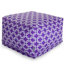 Purple Links Large Cotton Ottoman