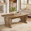 Rectangle Coffee Table – 48 Inch Rustic Wood Living Room Center Table