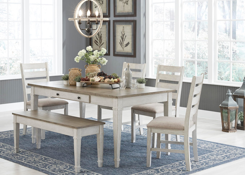 Farmhouse Dining Chair Set of 2 – Ladderback Wood