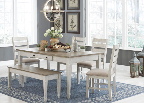 Farmhouse Dining Chair Set of 2 – Ladderback Wood