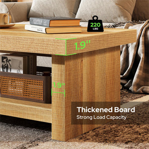 47" Rectangle Coffee Table with Storage