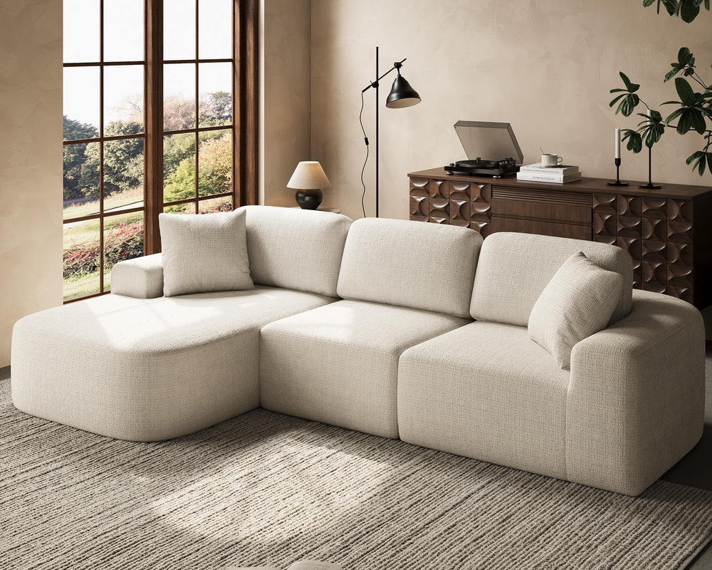 Modular Sectional Sofa with Chaise