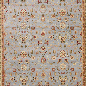 Traditional Oriental Area Rug – 5'3" x 7'6" Rectangular, Polypropylene, Machine Made