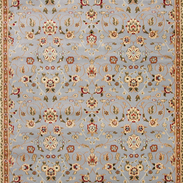 Traditional Oriental Area Rug – 5'3" x 7'6" Rectangular, Polypropylene, Machine Made